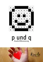 Vorschau - Arbeitsblätter - p und q unterscheiden – Visuelle Differenzierung - Deckblatt