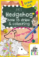 Vorschau - Mal- und Bastelvorlagen - How to draw a hedgehog & colouring picture *arts* - Deckblatt
