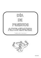 Vista previa - Hojas de trabajo - DÍA DE MUERTOS ACTIVIDADES - página 1