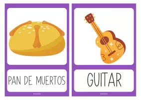 Vista previa - Hojas de trabajo - PACK DÍA DE LOS MUERTOS - Inglés y Español - página 2