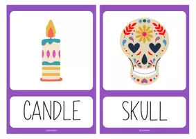 Vista previa - Hojas de trabajo - PACK DÍA DE LOS MUERTOS - Inglés y Español - página 3