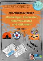 Vorschau - Stundenentwürfe - PREISVORTEIL ✅ Materialpaket SANKT MARTIN / ALLERHEILIGEN, ALLERSEELEN, … - Seite 1