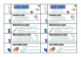 Vorschau - Fördermaterial/Inklusion - Lesemethode(Lesestrategie) Leseprofi - Sachtexte erschließen - Seite 1