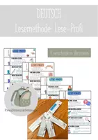 Vorschau - Fördermaterial/Inklusion - Lesemethode(Lesestrategie) Leseprofi - Sachtexte erschließen - Deckblatt
