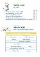 Aperçu - Feuilles d'exercices - Romeo and Juliet, True or false/ The right Word - Page 3