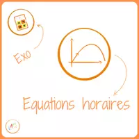 Aperçu - Apprentissages en autonomie - Exercice corrigé Equations horaires Terminale - Page de couverture