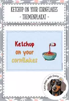 Vorschau - Arbeitsblätter - Materialpaket breakfast - ketchup on your cornflakes #happyhalloween2024 - Seite 1