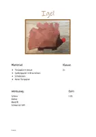 Vorschau - Stundenentwürfe - Igel - Stacheln reißen - Werken und Gestalten - Papier - Seite 3