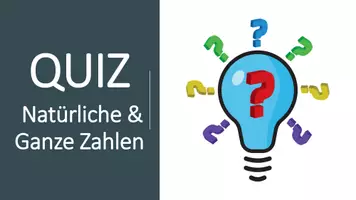 Vorschau - Spiele - Spielerisches Quiz: Natürliche und Ganze Zahlen (Wiederholung) - Seite 1