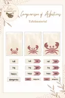 Vorschau - Präsentationen/Tafelbilder - Comparison of Adjectives Tafelmaterial - Deckblatt