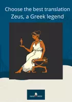 Aperçu - Feuilles d'exercices - Zeus, a Greek legend, Choose the best translation - Page de couverture