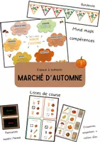 Aperçu - Apprentissages en autonomie - Espace à scénario - Marché d'automne - Page de couverture