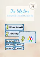 Vorschau - Stundenentwürfe - Unterrichtseinheit Satzglieder mit dem Satzstern - Deckblatt