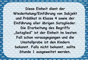 Vorschau - Stundenentwürfe - Unterrichtseinheit Satzglieder mit dem Satzstern - Seite 2