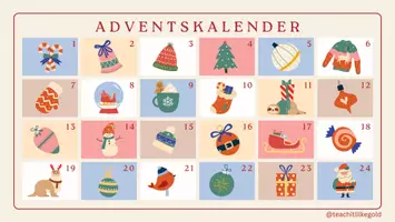 Vorschau - Bildkarten - Adventskalender der guten Taten - Deckblatt