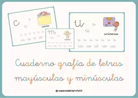 Vista previa - Hojas de trabajo - Grafía de letras y sílabas mayúsculas y minúsculas - página 2