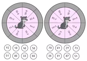 Vorschau - Anderer Materialtyp - Rechenräder KLETT im Zahlenraum 100 (einst. mit Über- und Unterschreitung) - Seite 2