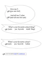 Vorschau - Merkblätter - anfangsritual sprechblase whats your - Seite 3