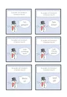 Vorschau - Bildkarten - Schreibtisch Schneemann - Ordnung auf dem Schreibtisch - Seite 1