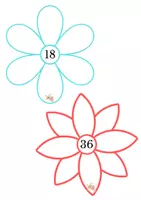 Vorschau - Arbeitsblätter - Mathematische Operationen Blumen - Seite 1