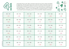 Vista previa - Juegos / Gamificación - Restas hasta 1000 - juego (4 en raya) - página 2