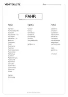 Vorschau - Arbeitsblätter - Wortfamilie FAHR - Arbeitsblätter-Spiele-Interaktives - Seite 3