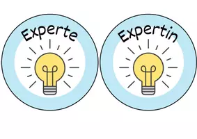 Vorschau - Bildkarten - Schild für Expert:innen - fächerübergreifend - Seite 3