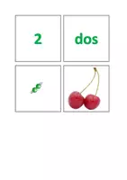 Vorschau - Spiele - Montessori: Zuordnungsspiel für die Zahlen 1 - 10, Spanisch - Seite 1