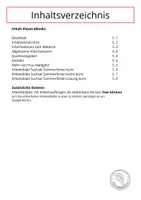 Vorschau - Arbeitsblätter - Bald sind Ferien - Suchsel zum Thema Sommerferien - Schuljahresende - Vertretungsstunde - Klassenlehrerstunde - Seite 1