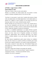 anteprima - Serie di lezioni - EDUCAZIONE ALIMENTARE - Pagina di copertina