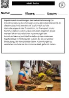 Vorschau - Merkblätter - Die Industrialisierung Auswirkungen - 5 Merkblätter + Bilder - Seite 2