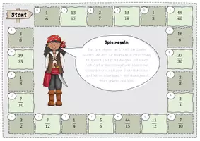 Vorschau - Spiele - Spiel zur Addition und Subtraktion ungleichnamiger Brüche - Seite 3