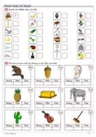Vorschau - Arbeitsblätter - Deutsch - Wiederholungsheft Klasse 1 (eduki) - Seite 3