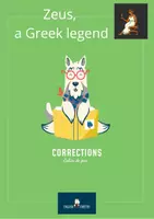 Aperçu - Apprentissages en autonomie - Zeus, a Greek legend, Corrections des activités - Page de couverture