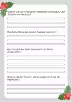 Vorschau - Arbeitsblätter - Lesetext (Lesetandem) "Heiligabend" - mit Fragen zum Text - Seite 3