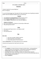 Vorschau - Arbeitsblätter - Schreibplan Märchen - Deckblatt