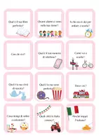 Vorschau - Aufgabenkarten - STOP & SWAP CONOSCERSI/PRESENTARSI (Vorbereitung auf die italienische Sprechprüfung A1) - Seite 3