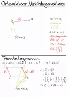 Vorschau - Poster - Vektorrechnung Basics für die Oberstufe - Seite 1