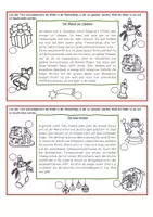 Vorschau - Arbeitsblätter - Weihnachten - Malen nach Lesen - Deckblatt