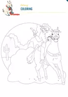 Aperçu - Apprentissages en autonomie - Cowboys and Indians, Coloriages - Page 2