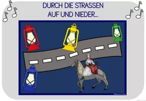 Vorschau - Fördermaterial/Inklusion - Liederarbeitung: Durch die Straßen auf und nieder - Seite 2