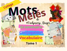 Aperçu - Feuilles d'exercices - Les mots mêlés de Lady Ginger T1 - Page de couverture