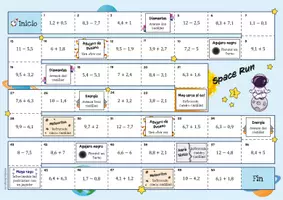 Vista previa - Juegos / Gamificación - Sumar y restar decimales - Juego - página 1