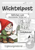Vorschau - Arbeitsblätter - "Wichtelpost" | Heftchen zum Adventskalender mit Wichtel Lexi - Deckblatt