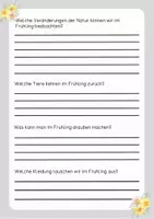 Vorschau - Arbeitsblätter - Lesetext (Lesetandem) "Der Frühling" - mit Fragen zum Text - Seite 2
