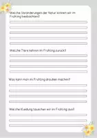 Vorschau - Arbeitsblätter - Lesetext (Lesetandem) "Der Frühling" - mit Fragen zum Text - Seite 3