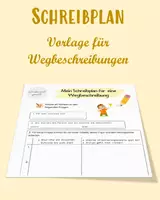 Vorschau - Arbeitsblätter - Materialpaket Wegbeschreibung - Seite 3