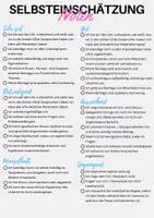 Vorschau - Arbeitsblätter - Selbsteinschätzungsbogen mündliche Mitarbeit Notenbesprechung - Deckblatt
