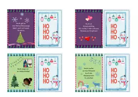 Vorschau - Bildkarten - Weihnachten-Schneemann Aktionskarten Adventskalender - Seite 1