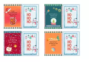 Vorschau - Bildkarten - Weihnachten-Schneemann Aktionskarten Adventskalender - Seite 2